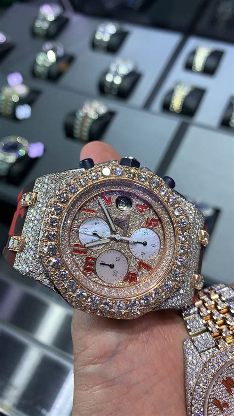 replica bust down watch|fully iced out watches.